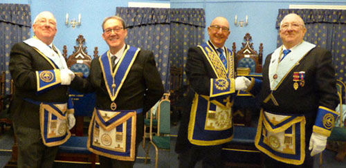 Anthony takes the chair for the second time - West Lancashire Freemasons