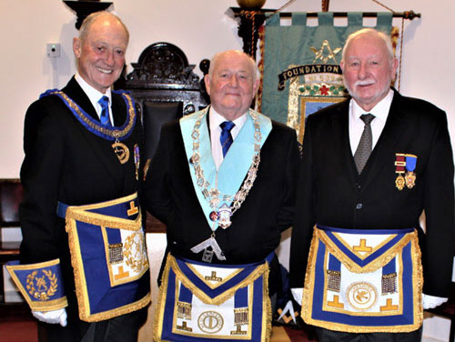 Phillip installed and Foundation raised - West Lancashire Freemasons