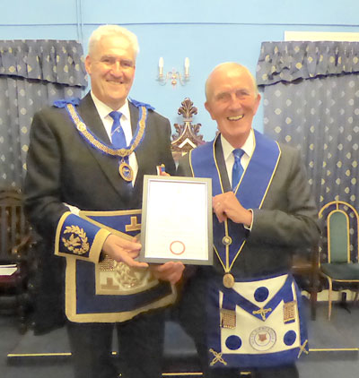 A sympathetic and dogmatic detective celebrates 50 years in Freemasonry ...