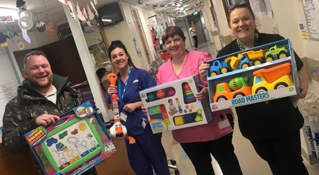 Christmas Cheer For Hospital Bound Children - West Lancashire Freemasons