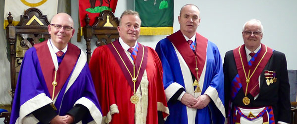 Pictured from left to right, are: Martin Spencer, Chris Cash, Michael Wilkinson and Jim Harper.