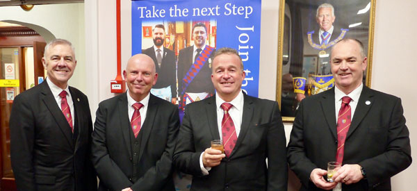 Pictured from left to right, are: Stephen Jelly, Martin Spencer, Chris Cash and Michael Wilkinson.