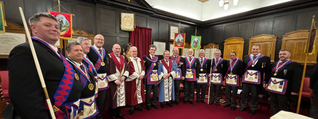 New principals installed at Morecambe Chapter - West Lancashire Freemasons