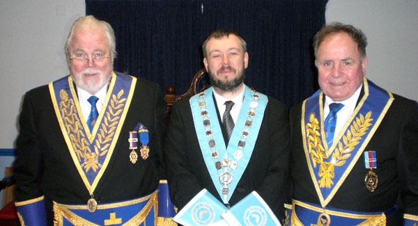 Pictured from left to right, are: Roy Pyne, Steven Payne and Graham Chambers.