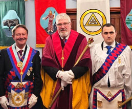 A new companion at Westhoughton Chapter - West Lancashire Freemasons