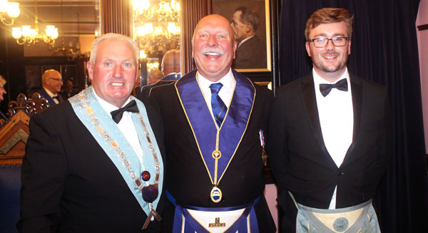 Pictured from left to right, are: Peter Wall, Tom Dinsdale and Andy Clarke.