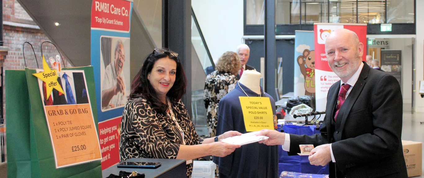 Violet was on hand to supply everything you need to fly the flag for West Lancashire.