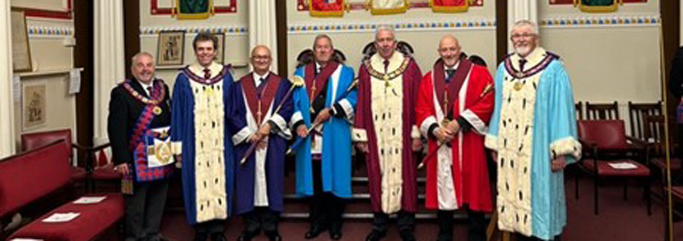 Pictured from left to right, are: Chris Butterfield, Michael Threlfall, Oliver Windsor, Ray Parr, Mark Matthews, Steve Dovaston and David Barr