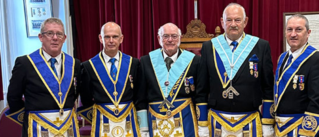  Pictured from left to right, are: Chris Gray, Alan Pattinson, David Kellet, David Cole and Tony Jackson