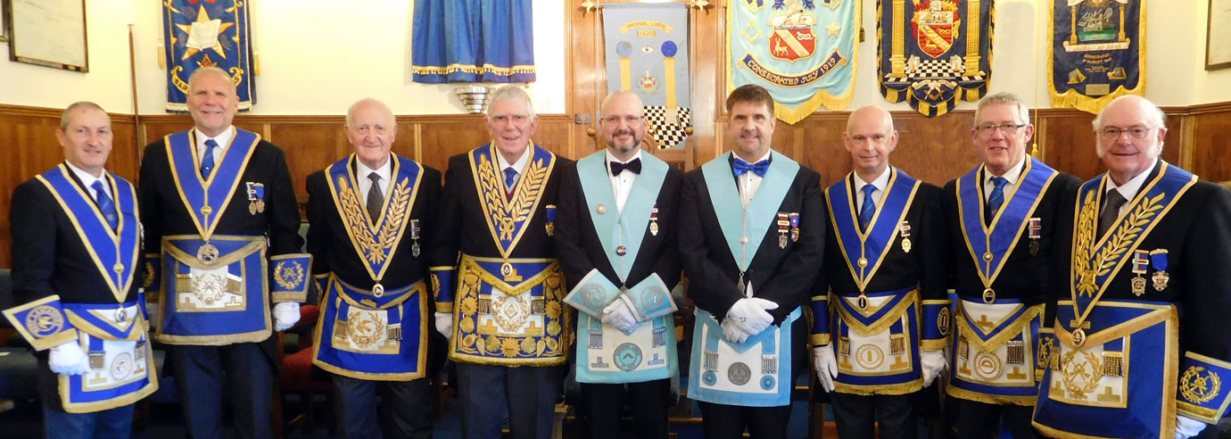 Pictured from left to right, are: Tony Jackson, Barry Fitzgerald, Rowley Saunders, Tony Harrison, Paul Musgrave, Gary Gibson, Alan Pattinson, Chris Gray and Dave Kellet.