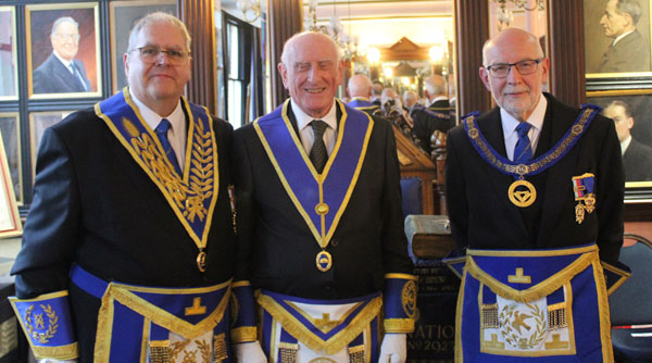 Pictured from left to right, are: Neil Ward, Trevor Brooks and John James.