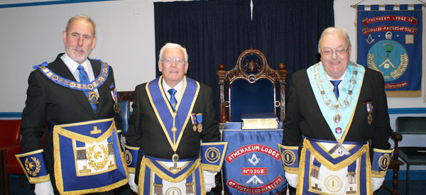 Pictured from left to right, are: Frank Umbers, Len Hudson and Paul Baines