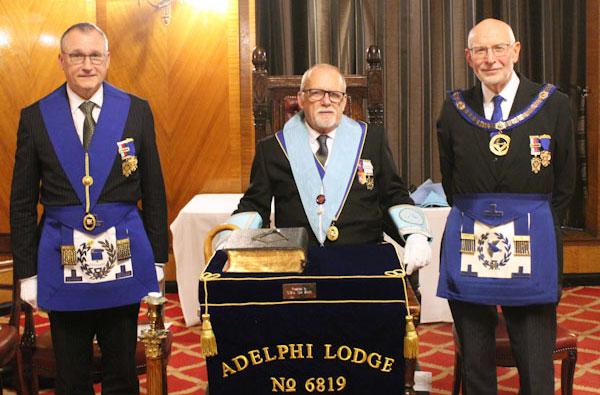 Pictured from left to right, are: Ian Sanderson, Tom Smith and John James.