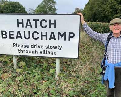 Nigel reaches Hatch Beauchamp on his journey.