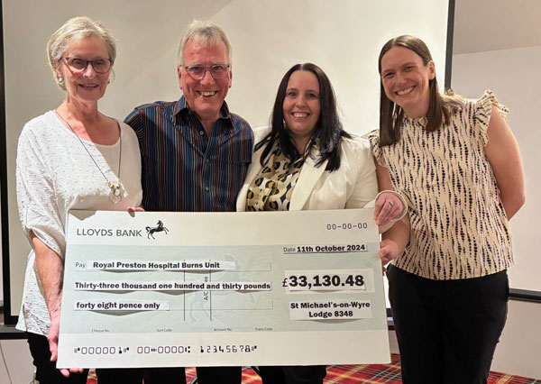 Pictured from left to right, are: Christine Holmes, John Holmes, Marcia Roach and Lucy Clark.