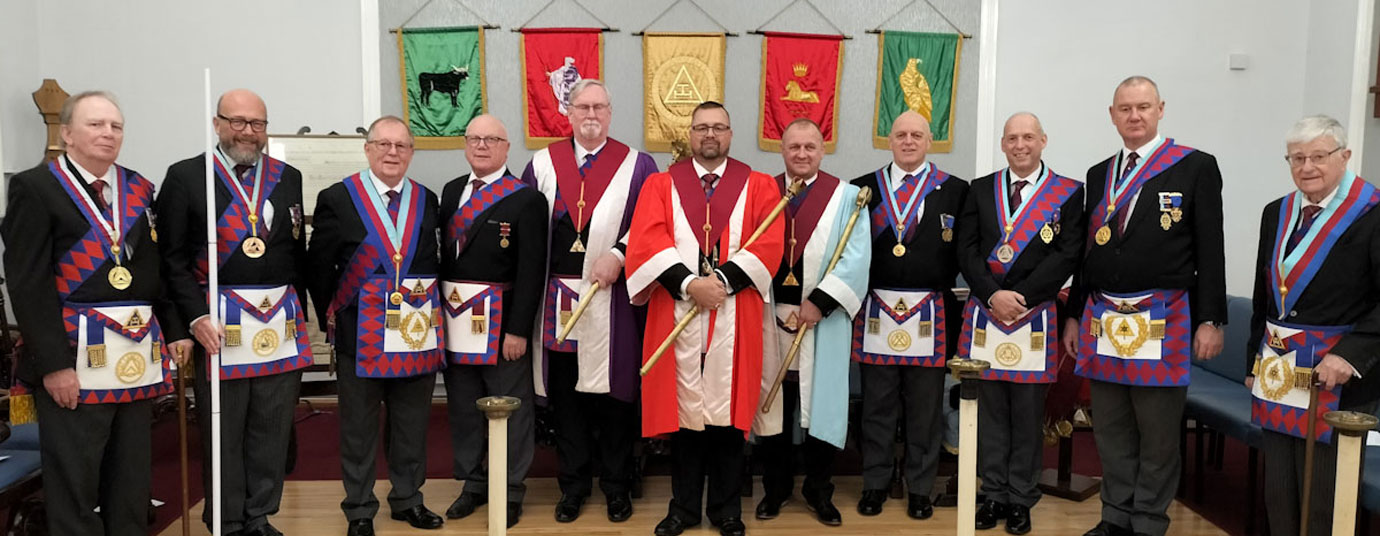 Pictured from left to right, are: Jim Weaver, John Gibbson, Colin Rowling, Neil Taylor, Sandy Kean, Graham Barker, David Mitton, David Atkinson, Mike Fox, Ian Halsall and Frank Davies.