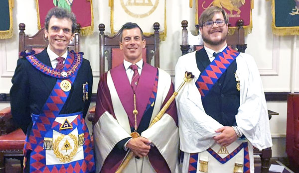 Pictured from left to right, are: Michael Threlfall, Richard Gillett and Callum Gillett.