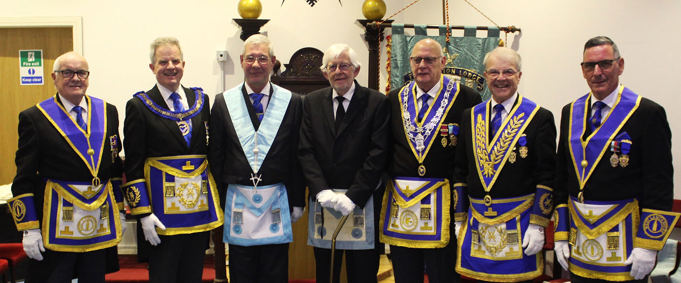 Pictured from left to right, are: Patrick Walsh, Stuart Boyd, Murray Worsdell, Edward Waring, Noel Grubb, David Durling and Eddie Wilkinson.