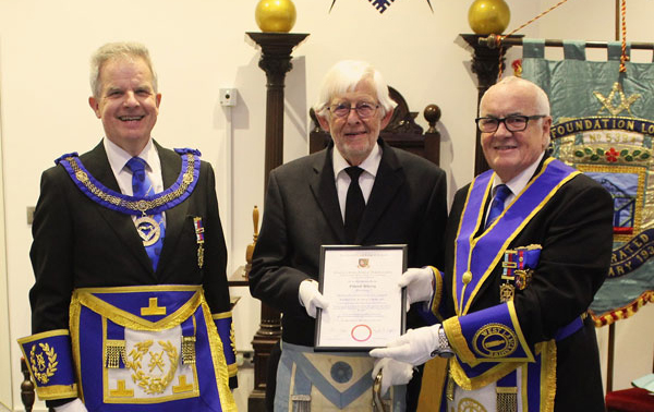 Pictured from left to right, are: Stuart Boyd, Edward Waring and Patrick Walsh.