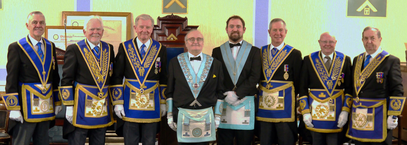 Pictured from left to right, are: Stephen Jelly, David Randerson, Stuart Thornber, Malcolm Davis, Dom Earnshaw, Stephen Reid, Eric Picton and John Turpin.