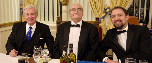 Pictured from left to right, are: Stuart Thornber, Malcolm Davis and Dom Earnshaw.