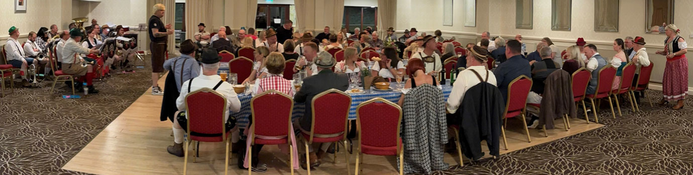 A packed Brookfield Hall for the successful Bavarian Night.