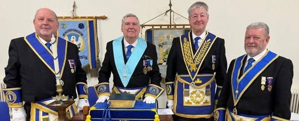 Pictured from left to right, are: Colin Preston, Bob Norris, Stephen Gregory and John Anderson.