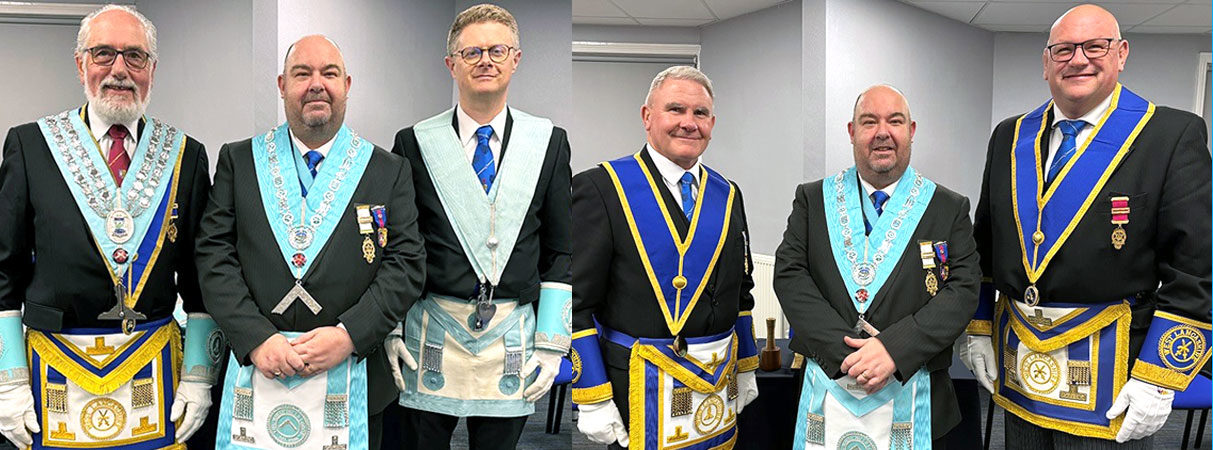 Pictured left from left to right, are: Mike Pinckard, Chris Wilson and David Bishop. Pictured right, are: Chris Wilson (centre) with his wardens Paul Boardman (left) and Ian Booth (right).