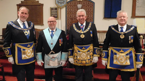 Pictured from left to right, are: Frank Umbers, Gary Mansfield, Mark Matthews and Peter Schofield.