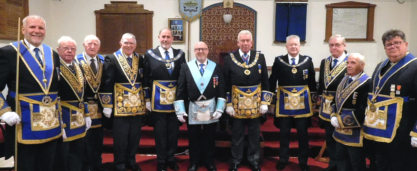 Pictured from left to right, are: Barry Fitzgerald, Keith Kemp, Rowland Saunders, Tony Harrison, Frank Umbers, Gary Mansfield, Mark Matthews, Peter Schofield, Phil Preston, Alan Jones and Rev Canon John Hall.