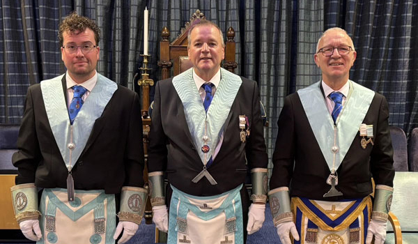 Pictured from left to right, are: James Newhouse, Colin Preston and Chris Yates.