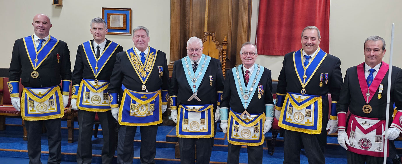 Pictured from left to right, are: Steven Ellershaw, Chris Larder, Neil McGill, Alan Dean, Paul Thompson, Scott Devine and Andy Baxter.