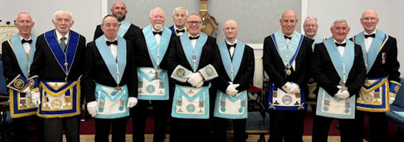 Old Priory Lodge brethren.