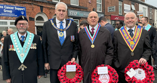 Pictured from left to right, are: Jimmy Williams, Andy Whittle, David Atkinson and Dave Rigby.