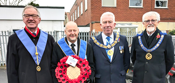 Pictured from left to right, are: John Robbie Porter, John Cross, Mark Matthews and David Barr.