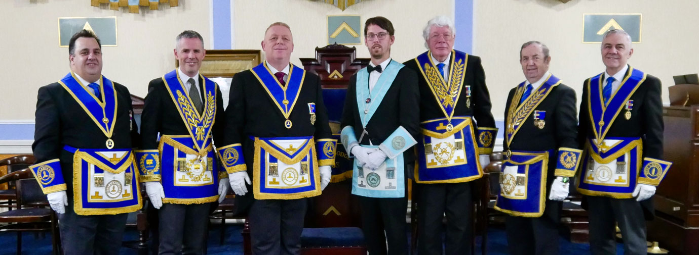 Pictured from left to right, are; Michael Tax, David Edwards, Daniel Crossley, Andy Inglis, Ian Robertson, John Turpin and Stephen Jelly.