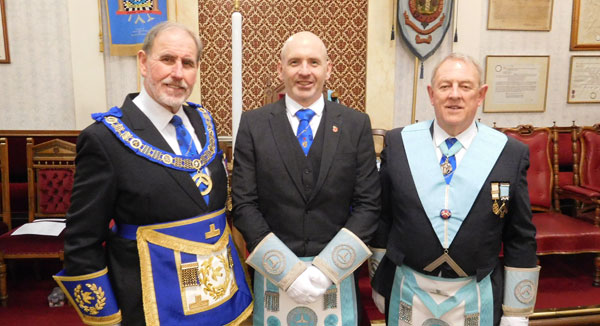 Pictured from left to right, are: Frank Umbers, Mark Hornby and Tom Irving.