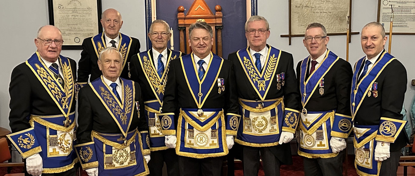 Pictured from left to right, are: David Grainger, Allan Jones, Rowly Saunders, Chris Band, Paul Hardy, Philip Preston, Chris Gray and Tony Jackson.