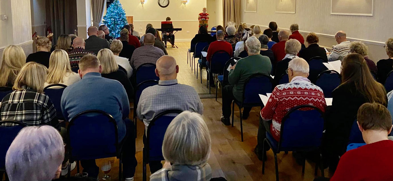 Nick Collinge (WM) addresses the attendees.