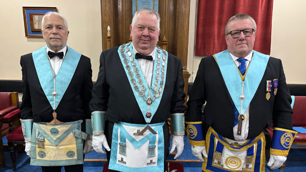 Pictured from left to right, are: Derek Allen, John Bassinder and Peter Whaley.