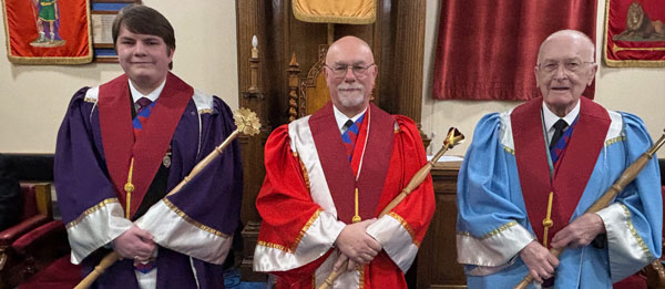 Pictured from left to right, are: Conor Isted, Richard Parker and Eric Walker.