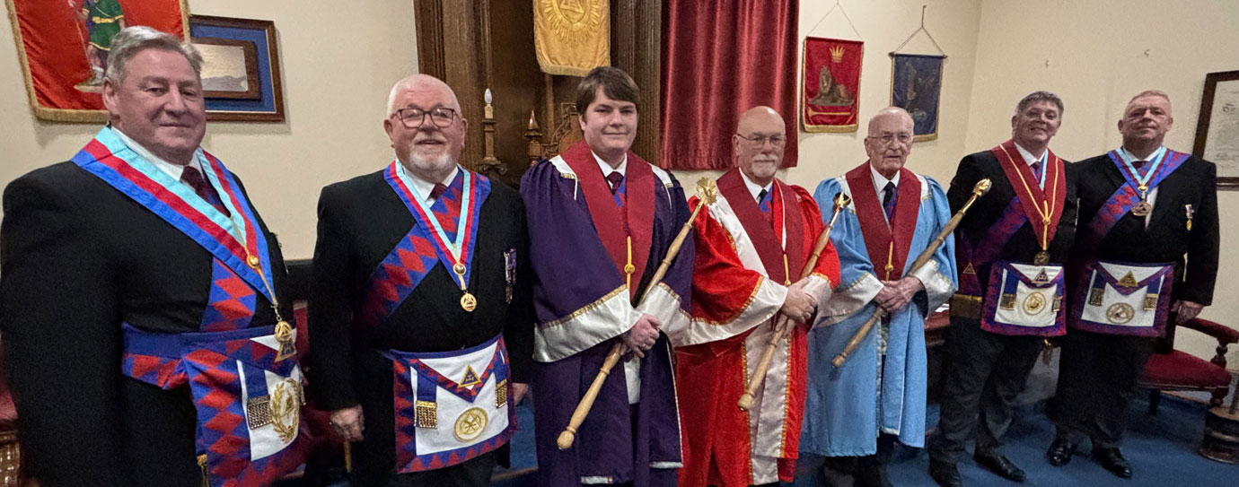 Pictured from left to right, are: Neil McGill, Harry Chatfield, Conor Isted, Richard Parker, Eric Walker, Steward Aimson and Daniel Crossley.