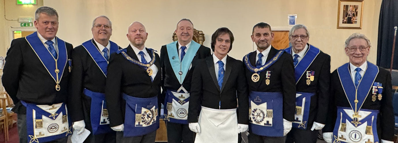 Pictured from left to right, are: Gordon Johnson, Neil Ward, Malcolm Bell, John Doyle, Karl Hughes, David Thomas, John Woolton and Malcolm Sandywell.