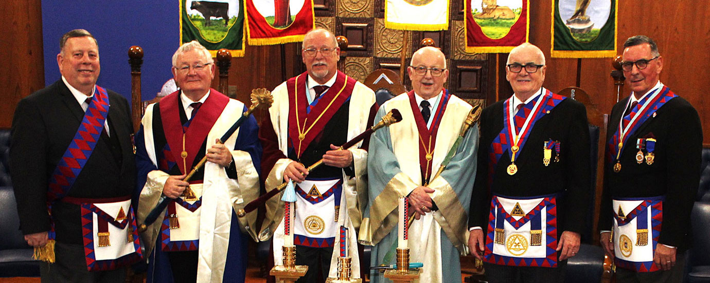 Pictured from left to right, are: Colin Latimer, Alan Taylor, Mal Walters, Jeff Winstanley, Patrick Walsh and Eddie Wilkinson.