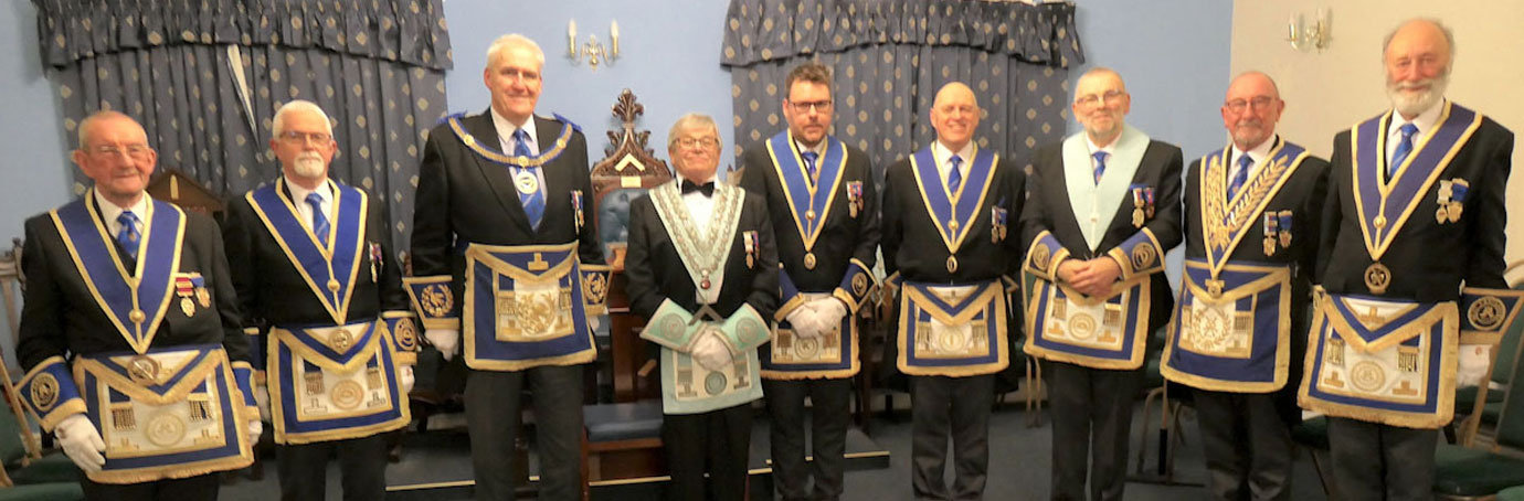 Pictured from left to right, are: Doug Holgate, Paul Brunskill, Andy Whittle, Arthur White, Andrew Prowse, David Atkinson, Stephen Riley, Neil Pedder and Geoff Roberts.