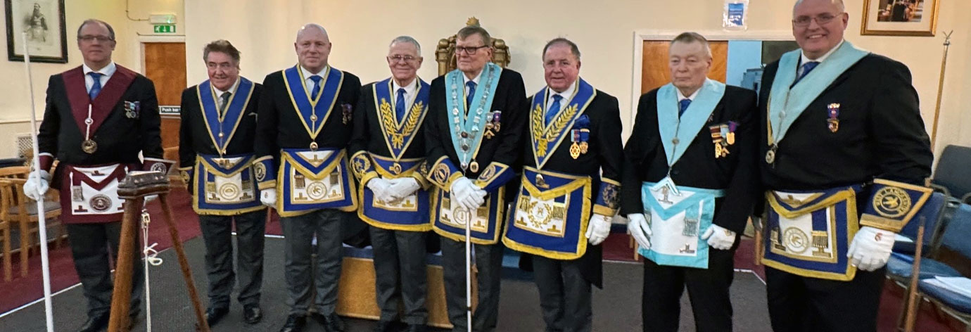 Pictured from left to right, are: Martin Stewart, Alan Johnson, Stephen Dunn, Colin Jenkins, William Cropper, Graham Chambers, Anthony Prior and Alan Browne.