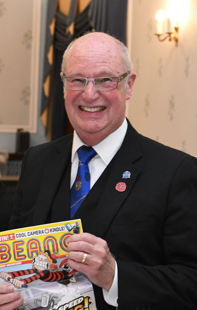 Arthur Waine with the Beano