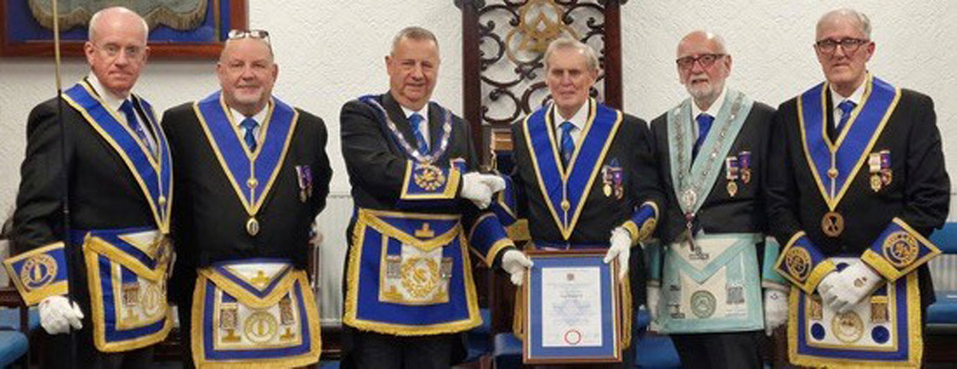 Pictured from left to right, are: Peter Littlehales, Colin Preston, Peter Lockett, John Longworth, John Rhodes and Steve Gooding.