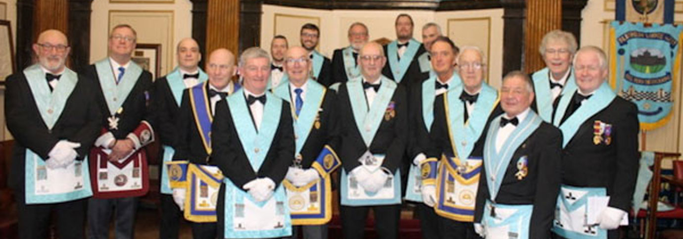 Brethren of Blenheim Lodge.