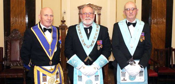 Pictured from left to right, are: Colleagues and friends, Philip Kavanagh, John McKenna and Stephen Linton.